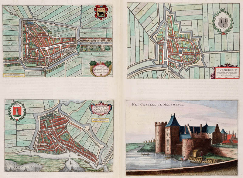 Edam-Purmerend-Monnikendam-Medemblik 1649 Blaeu